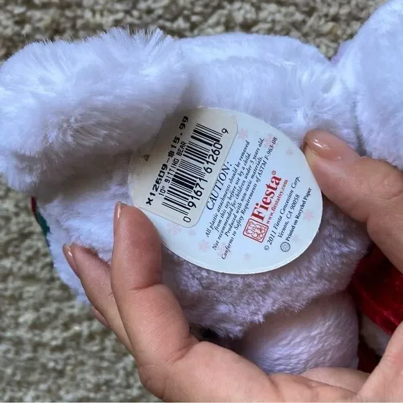 NWT Vtg 2011 Fiesta Sitting Bear 10” Stuffed Animal - Picture 7 of 7
